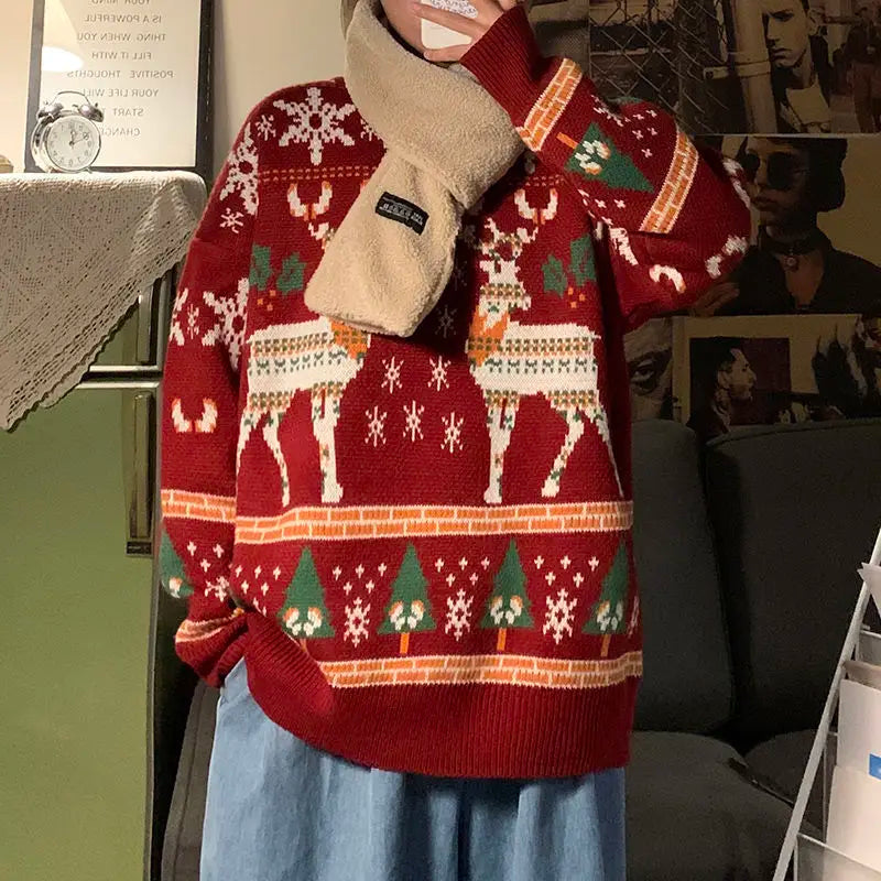 Men Christmas Sweater Style Thick High Street