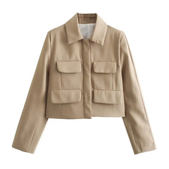 Billie Cropped Pocket Jacket