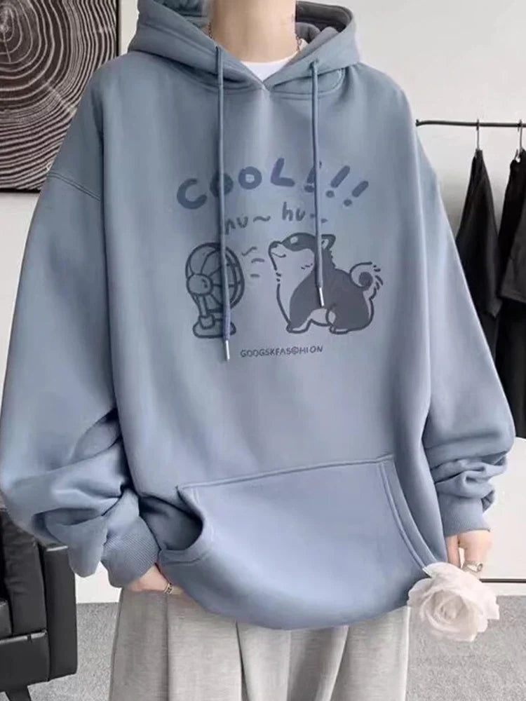 Print Hoodies For Men Y2K Streetwear Clothes Hip Hop Fashion Hooded Sweatshirts
