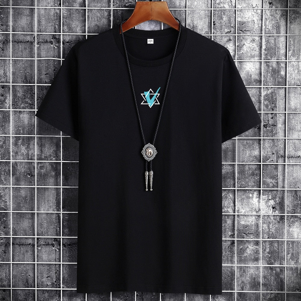 Men's Fashion Casual Tops Oversized T Shirt