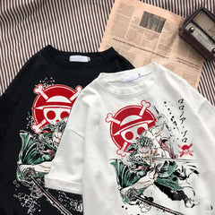 Cartoon Japanese Anime T-shirt Streetwear Kawaii Graphic