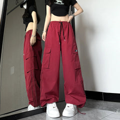 Y2k Parachute Cargo Pants: Streetwear Essential