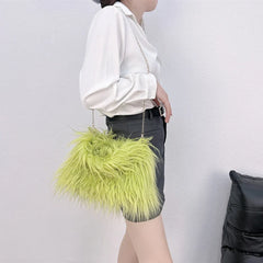 Let's Go Out Fur Bag