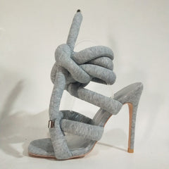 Stuck In The Moment Ankle Strap Heels