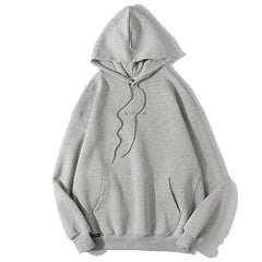Korean Streetwear Hoodie Spring Autumn Fashion for Men