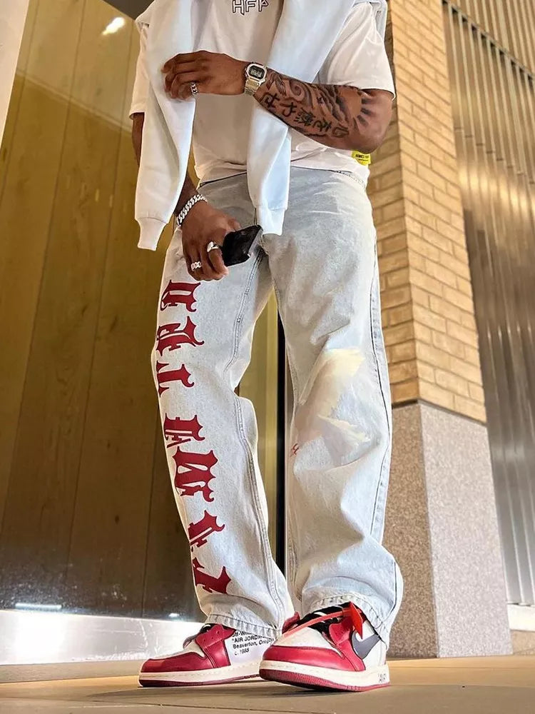 Baggy Jeans Men Casual Denim