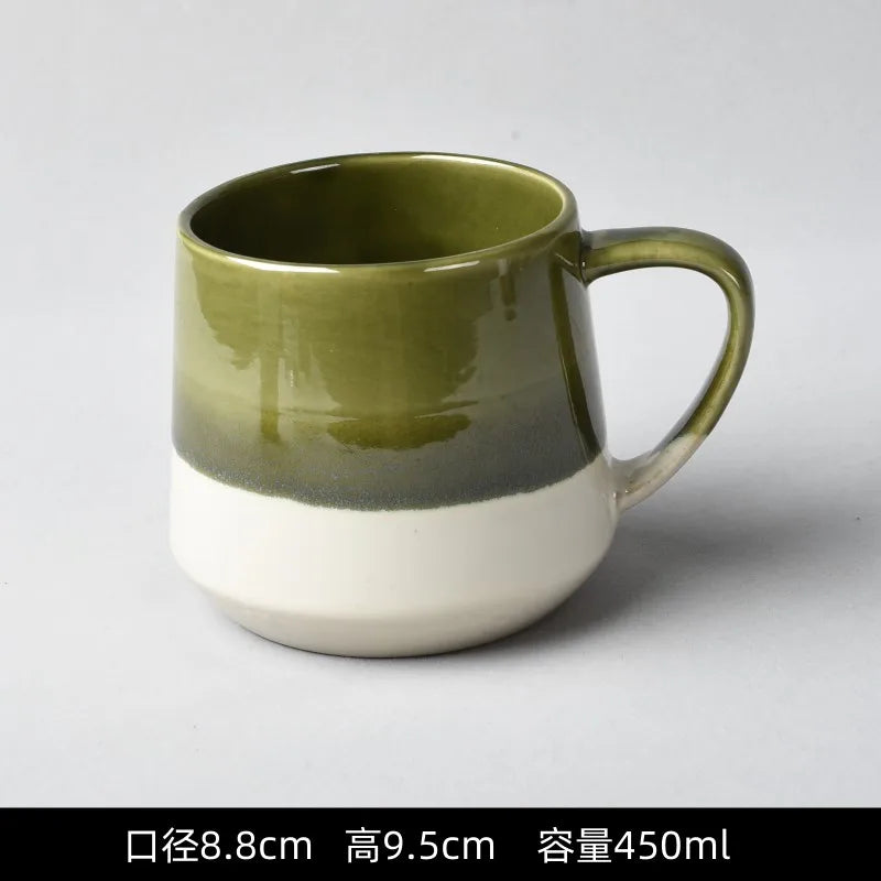 Creative Retro Household Water Coffee Micro-defective Ceramic Cup Personality Trend Mug Japanese