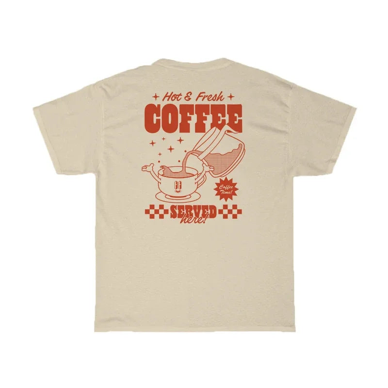 Retro Cartoon Coffee Tee