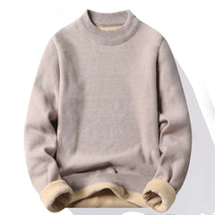 Men Sweater Knit Pullovers Turtleneck Casual