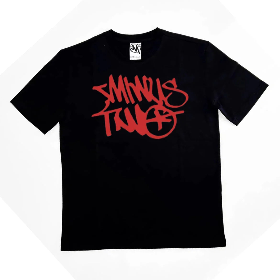 Men Hip Hop Tees Letter Minus Two