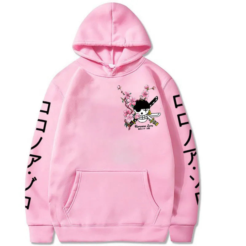 Casual Japanese Anime One Piece Mens Tailored Pullover