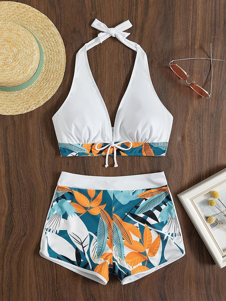 Suit Bikini Set Plus Size Swimwear Women Beach Swimming Suit