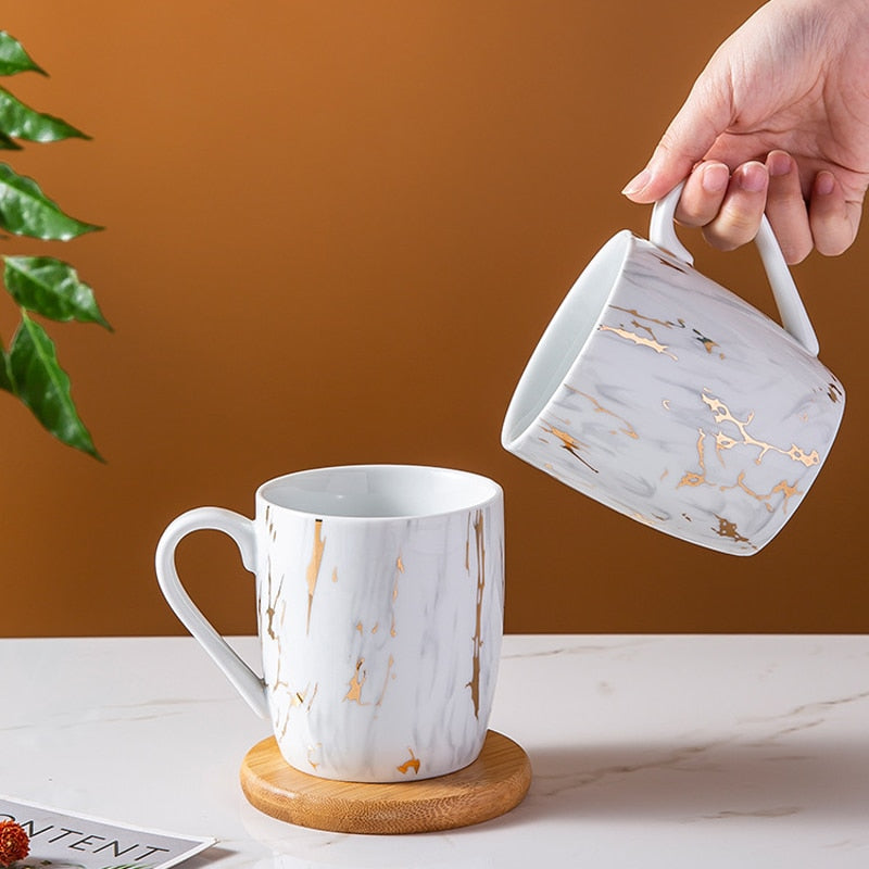Ceramic Coffee Mug Breakfast Tea Drink Juice Milk Cup Handgrip