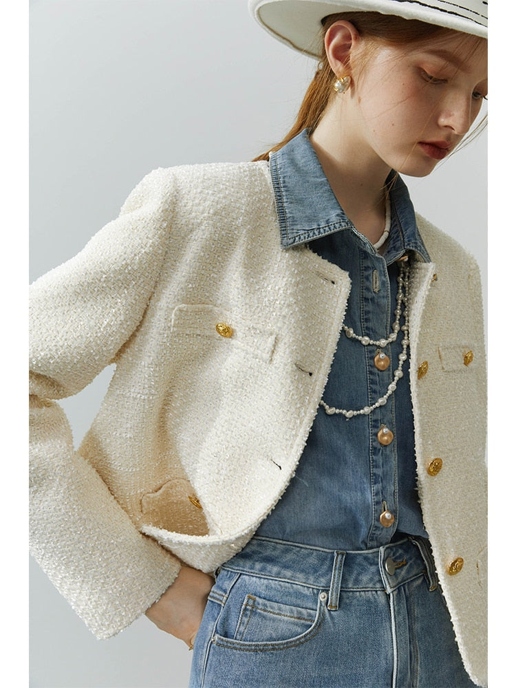 Jacket Women Autumn Short Coat Mini Skirts