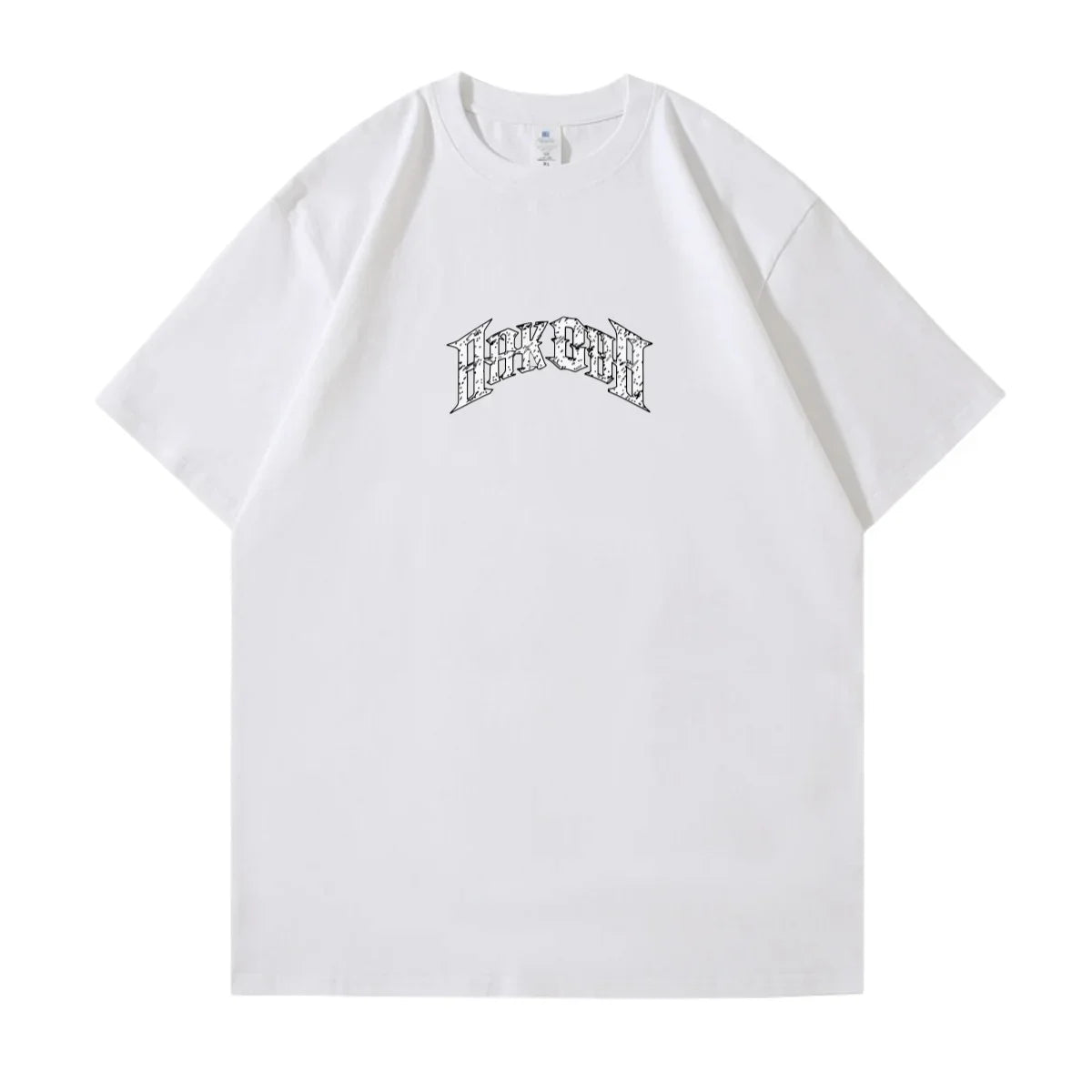 Summer Men's plus Size T-shirt Hip Hop Lette Printing Streetwear Tees