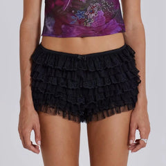 Ruffle Mini Shorts