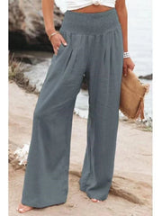 Chic and Comfy: Spring Cotton Linen Wide Leg Pants for Effortless Style