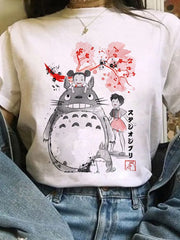 Women's Tees Print Cartoon