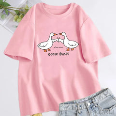 Silly Goose Bumps T-shirt Unisex Summer Tee