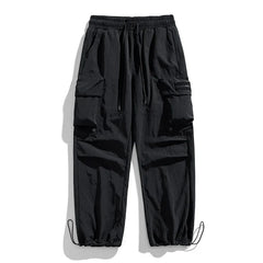 Men Cargo Sweatpants High Street Fashion Design