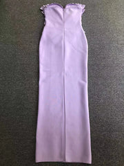 Arana Ruffles Bandage Maxi Dress