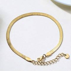 Gold Snake Chain Anklet
