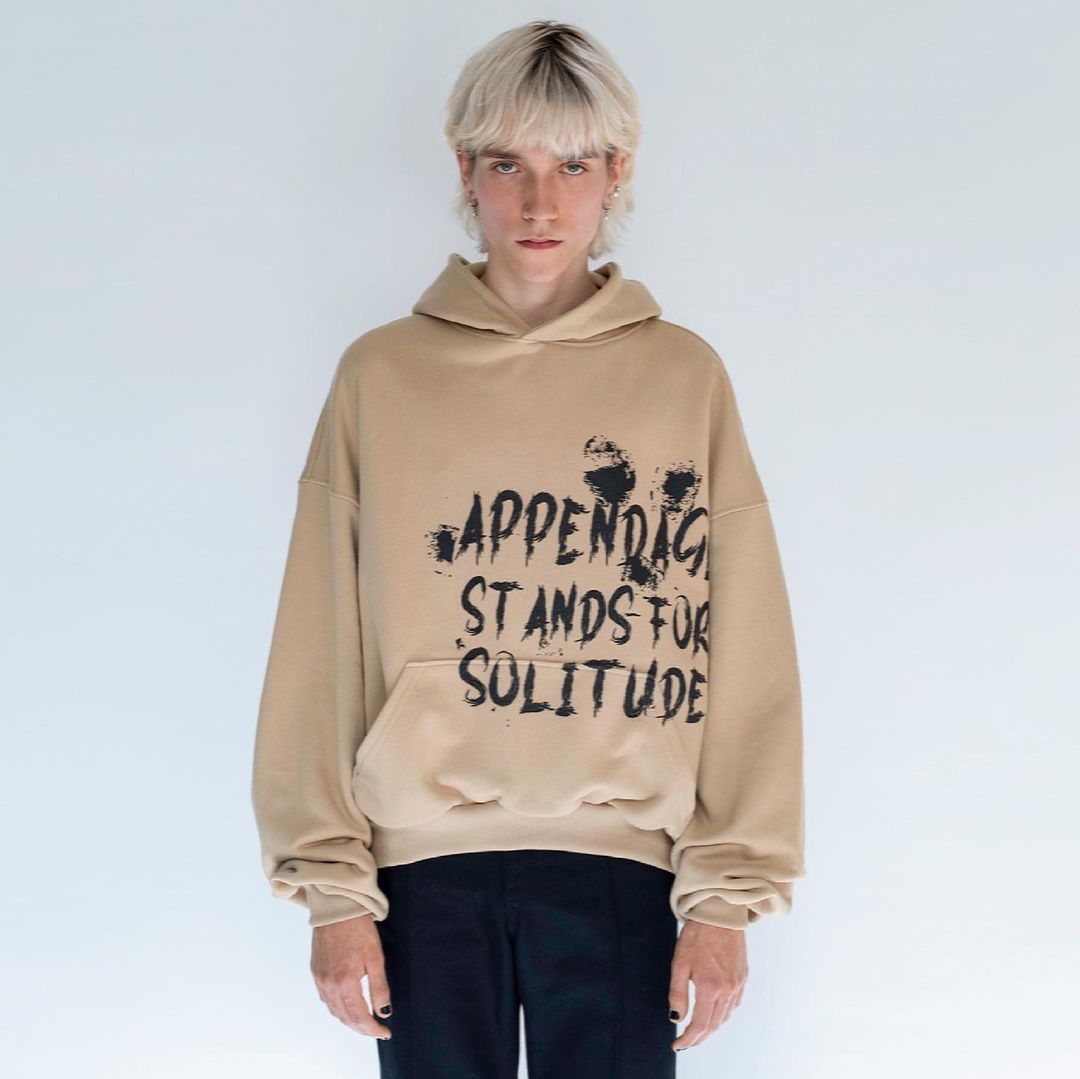 Korean Fashion Goth Letter Printing Hoodies  Women Casual