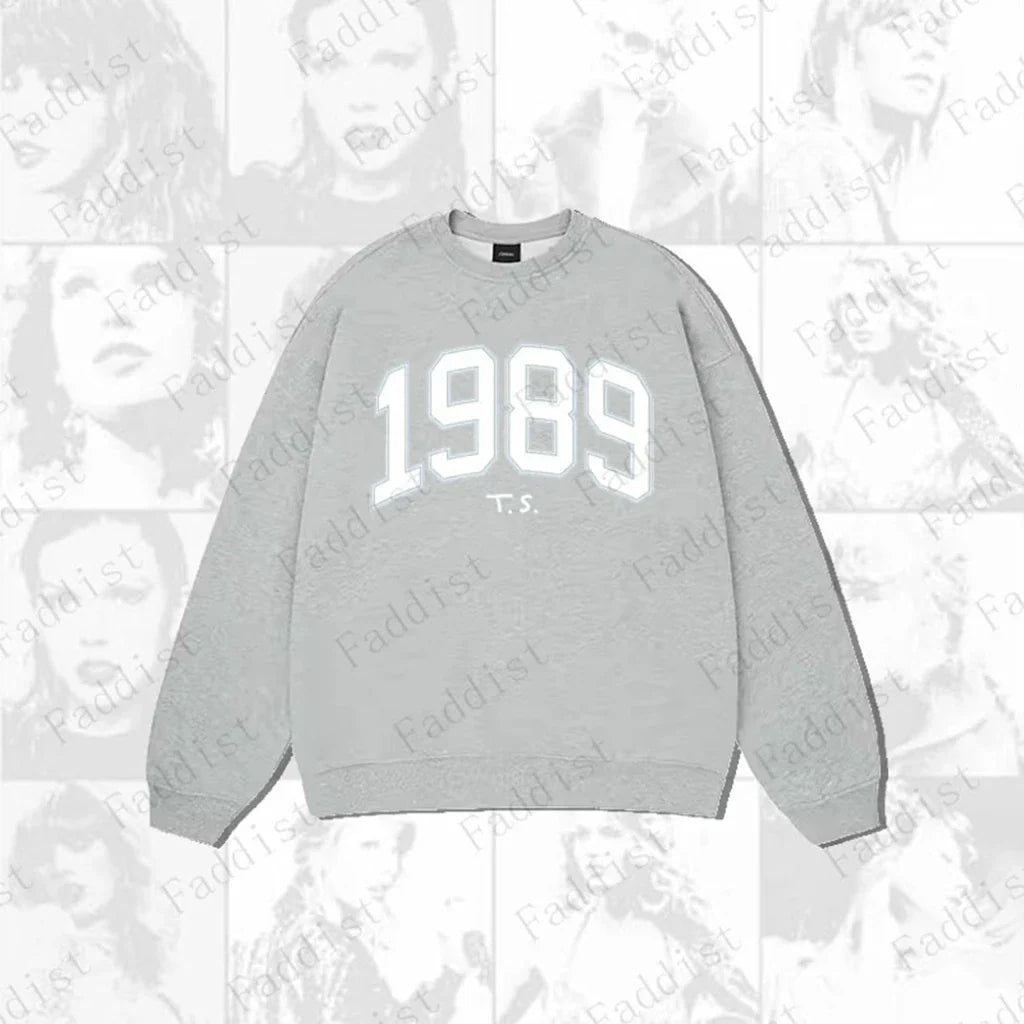 1989 Era Tour Cartoon Cardigan Y2K Oversize Style with Loose Fit