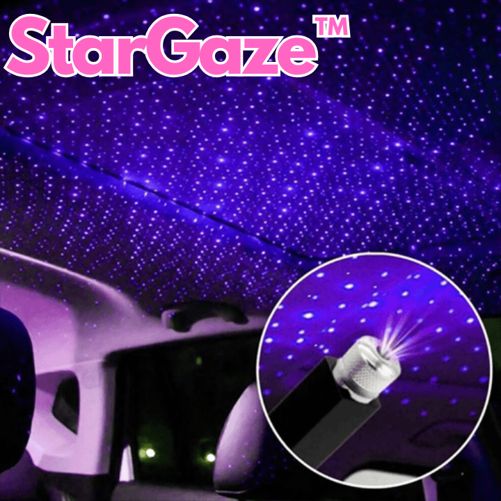 StarGazeâ„?- Mini LED Star Projector Lamp (1+1 FREE)