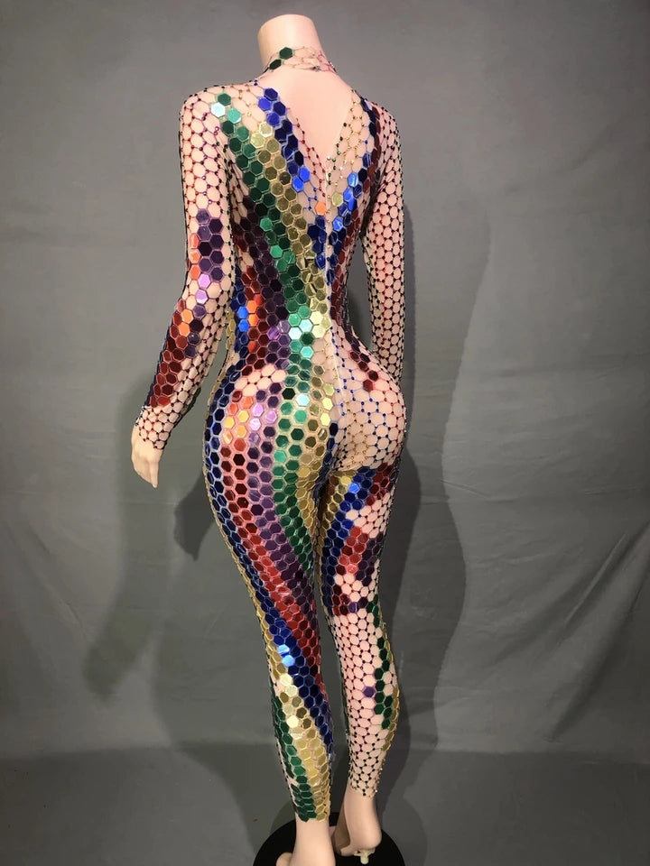 Shining Rhinestone Classy Jumpsuit