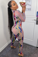 Shining Rhinestone Classy Jumpsuit