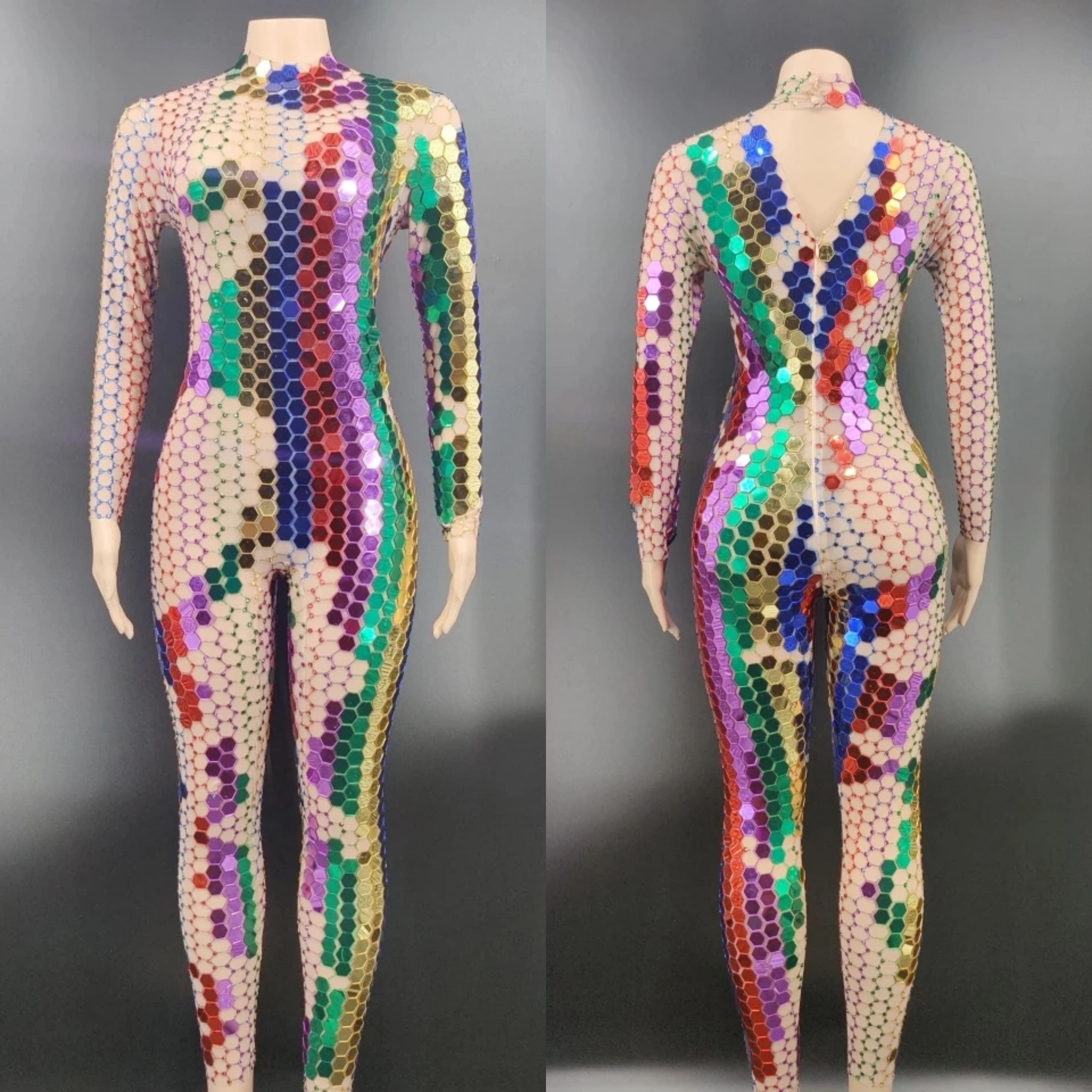 Shining Rhinestone Classy Jumpsuit