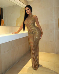 So Golden Maxi Dress