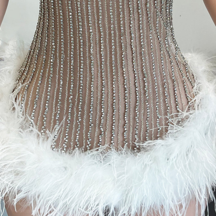 Soft Life Feather Dress