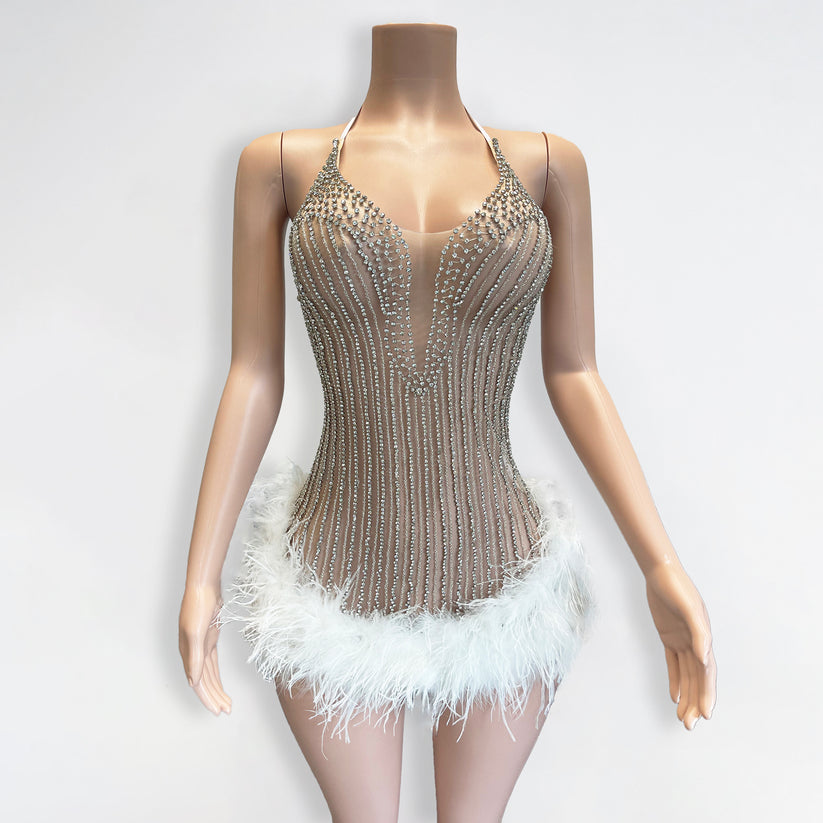 Soft Life Feather Dress