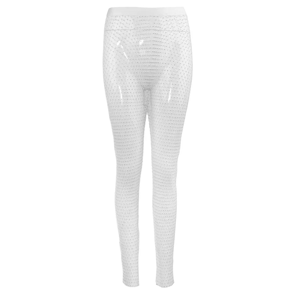 Sparkle Diamante Fishnet Trouser