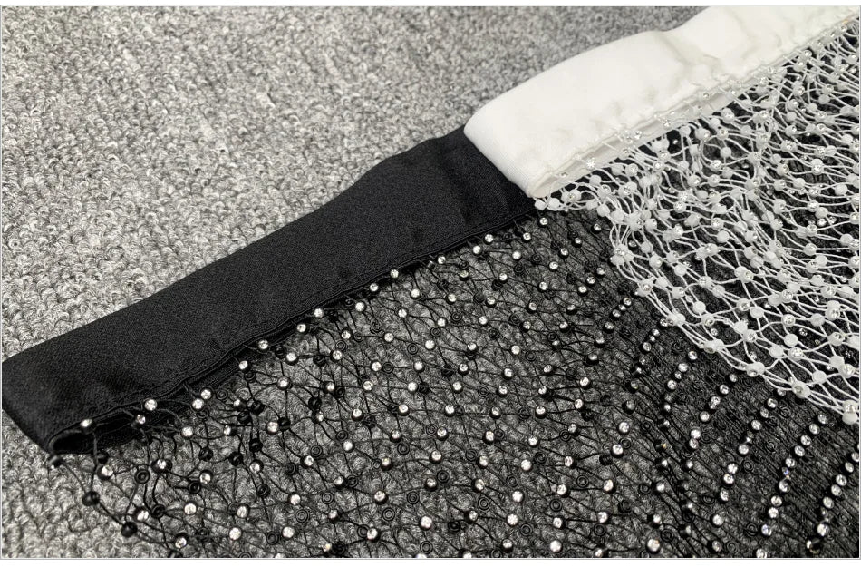 Sparkle Diamante Fishnet Trouser