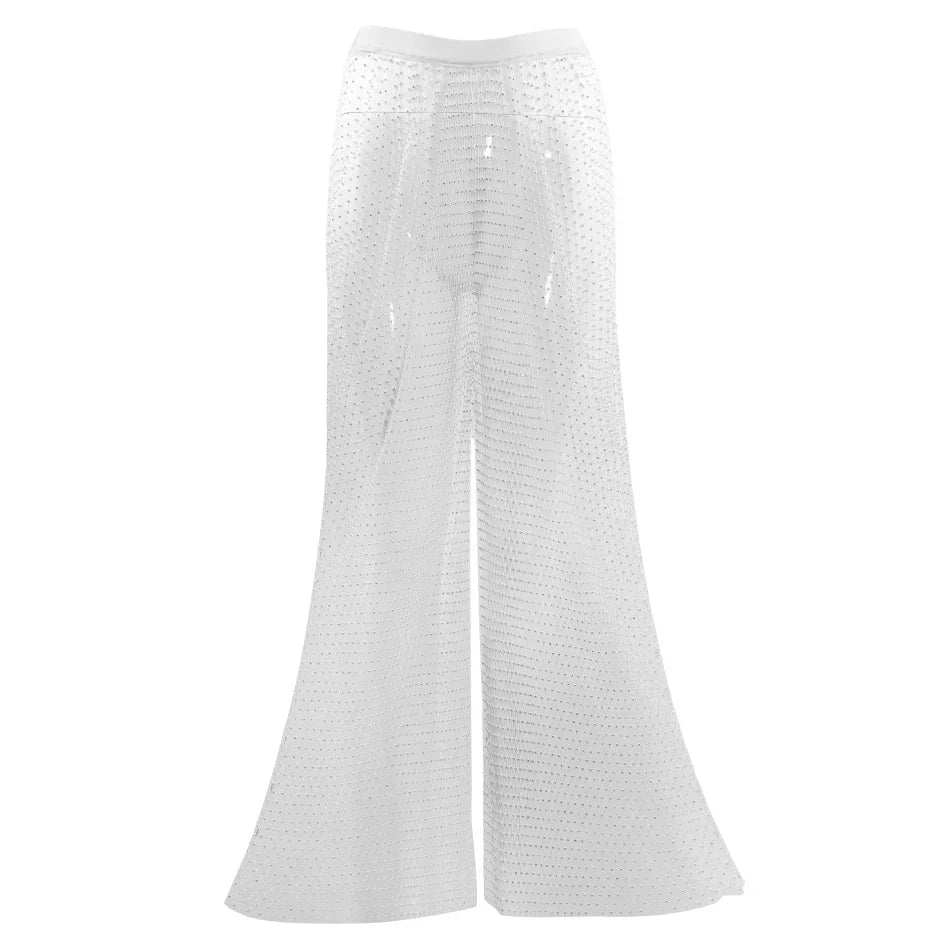 Sparkle Diamante Fishnet Trouser