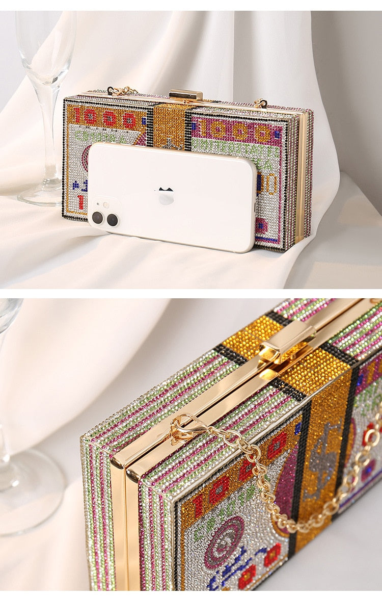 Stack Of Cash Clutch Bag