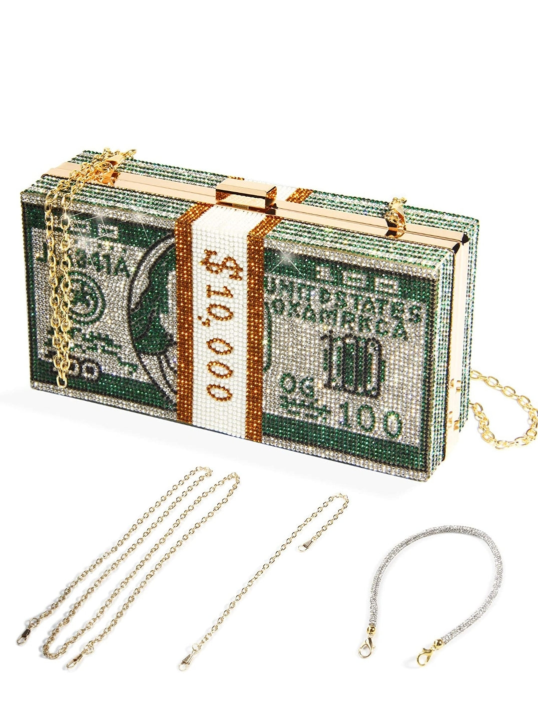 Stack Of Cash Clutch Bag