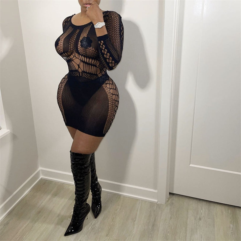 Summer Fling Mesh Mini Dress