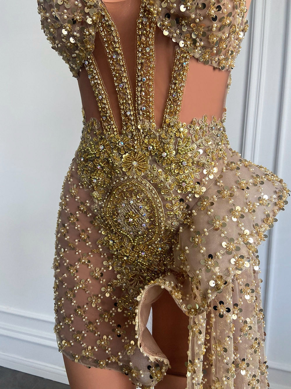 Sweetheart Sparkly Sequin Dress