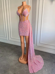 Sweetheart Sparkly Sequin Dress