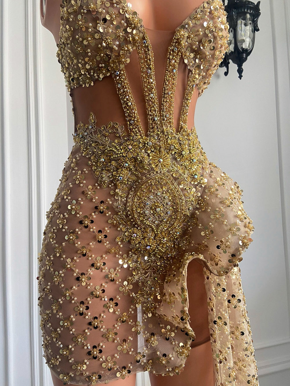 Sweetheart Sparkly Sequin Dress