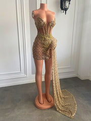 Sweetheart Sparkly Sequin Dress