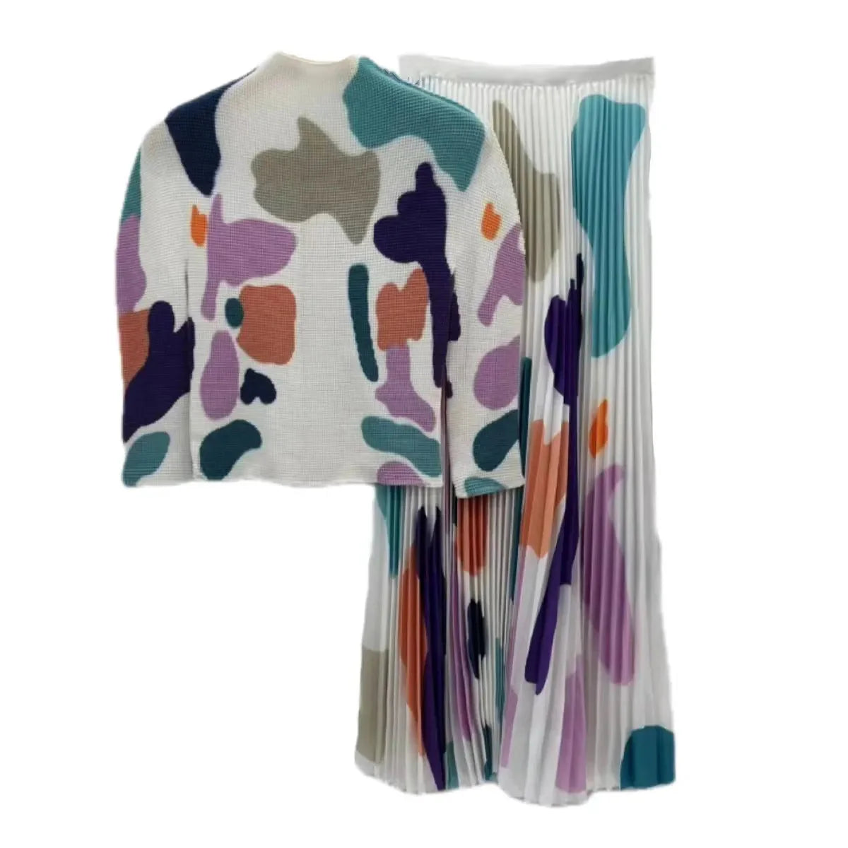 Tania Pleated Skirt Set