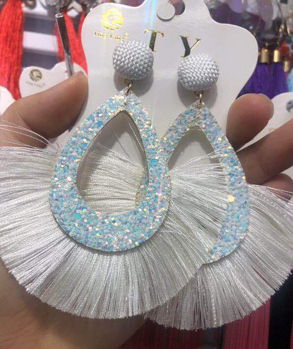 Tassel Sequins Earrings