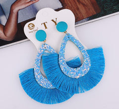 Tassel Sequins Earrings