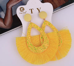 Tassel Sequins Earrings
