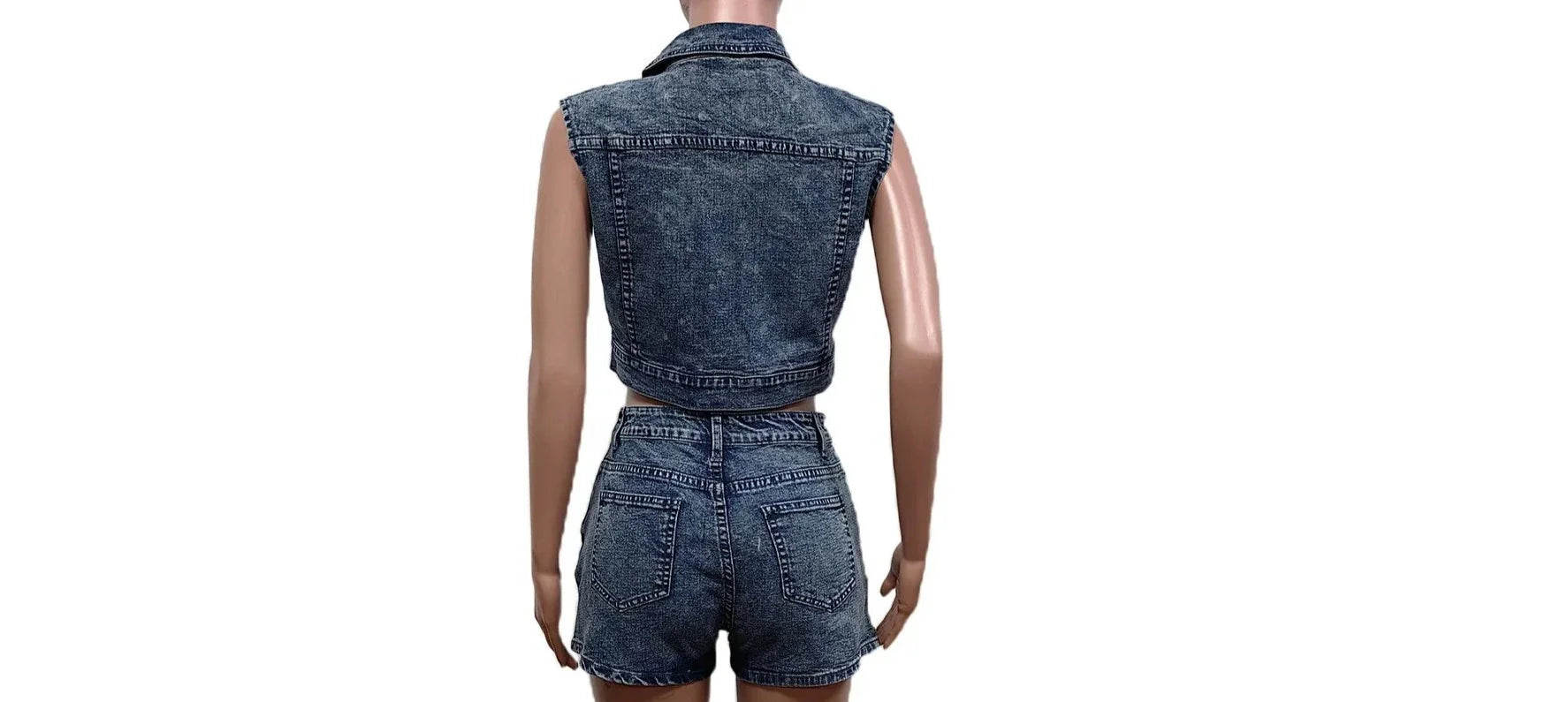Tatiana Denim Short set